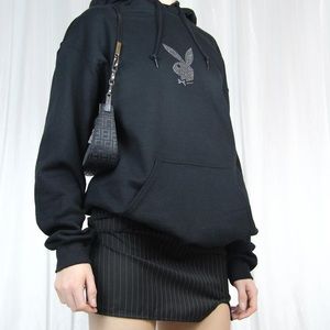 playboy rhinestone hoodie